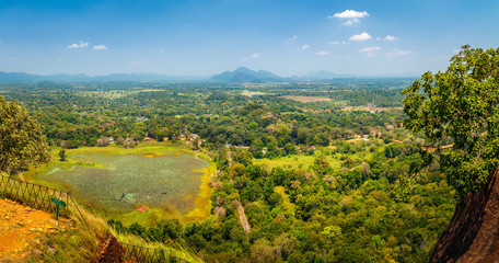 Obraz premium Beautiful view from Sigiriya - Lion Rock, Sri lanka