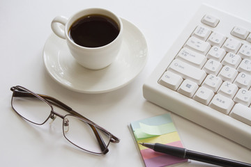 デスクワークでのコーヒーブレイク