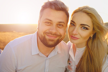 Happy couple portrait 