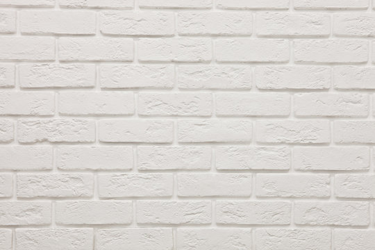 textured wall of white brick. Background. Texture. Design