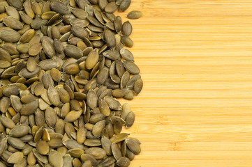 natural stock of pumpkin seeds