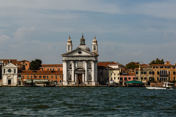 Fototapeta na wymiar Basilica Santa Marie del Salute in Venice