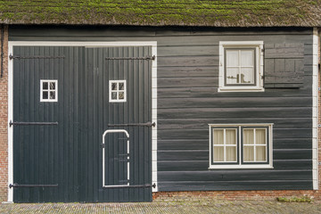 Wooden rural house in Netherlands