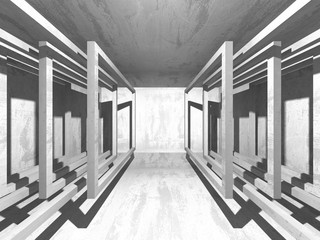Abstract geometric concrete architecture background