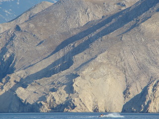 Obraz premium Steep side above the sea
