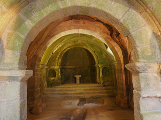 Arches of ancient chapel