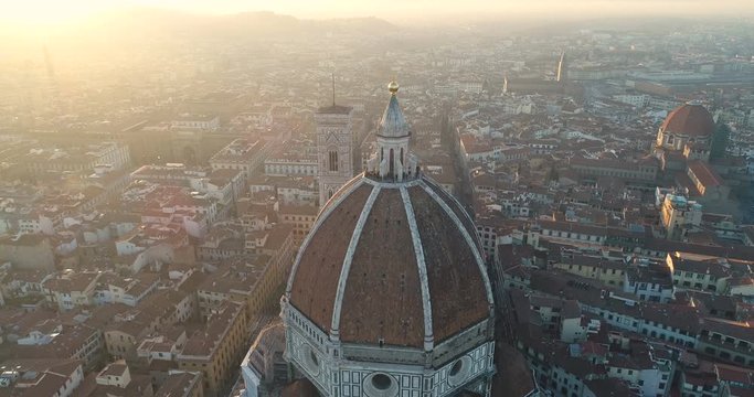 Aerial view of Santa Maria del Fiore - Florence