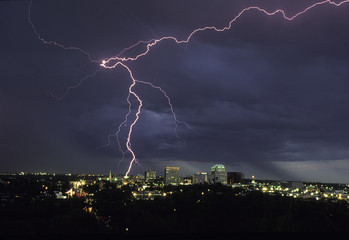 Colorado Springs Lightning Strike