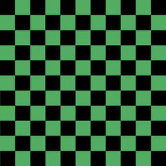 Black and green checkered background