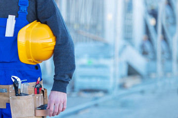 Handwerker, Arbeiter mit Werkzeug 