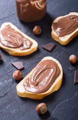 nut nougat cream sandwich
