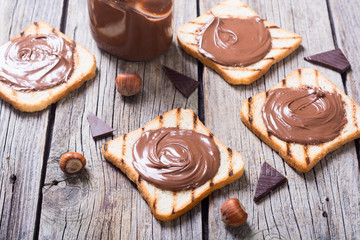 nut nougat cream sandwich