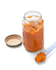 baby infant food bib spoon