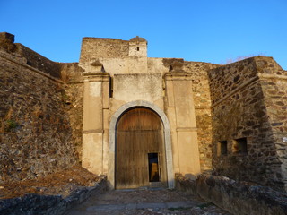 Fototapeta na wymiar Juromenha (Portugal) municipio historico de Alandroal, en el distrito de Évora, situado muy proximo a la frontera con España