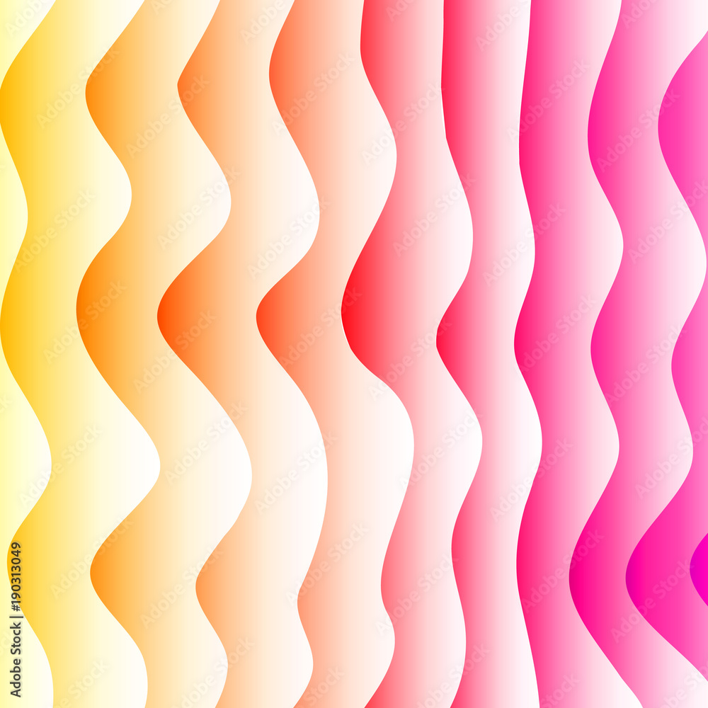 Poster vector abstract background. layered effect backdrop. minimalistic texture with wavy motif. banner, f