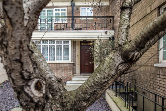 Entrance To London House Near Lancaster Gate