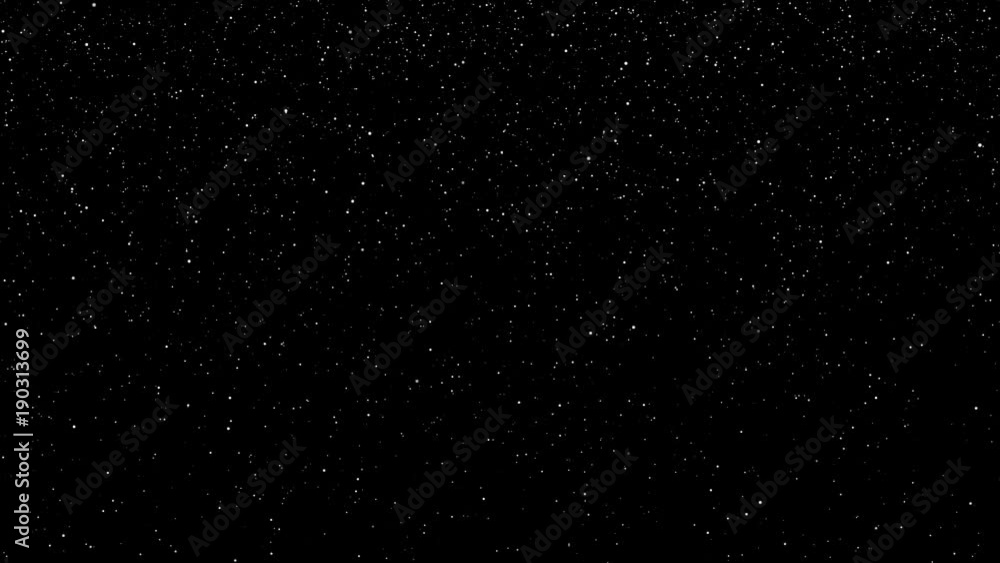 Poster falling snow animation loop background. animation of falling snow on black background. loop footage
