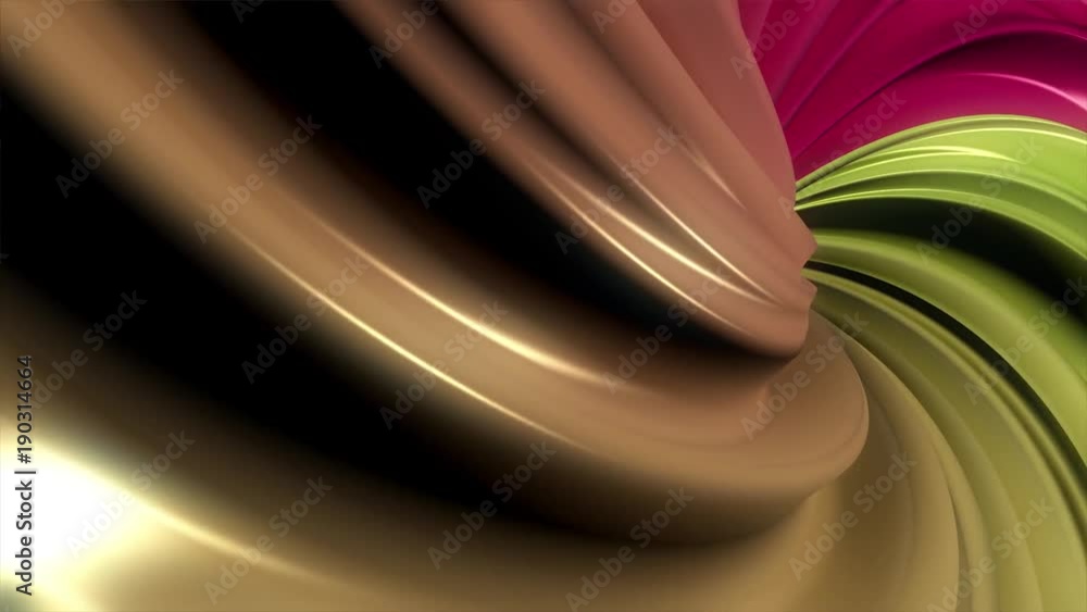 Poster colorful circles motion iridescent background. seamless looping. animation of the rotation of the co
