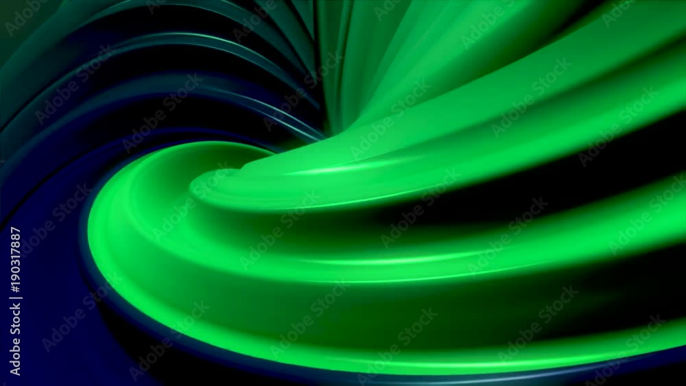 Poster 3d colorful animation of a circle or ring. hypnotic spiral illusion seamless looping. abstract color