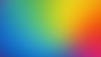 Sunny summer bright sweet multicolor blurred Background. Purple, ultraviolet, violet, red - fashion pop art gradient mesh. Trendy hipster out-of-focus effect. Horizontal Layout. © Visual Generation