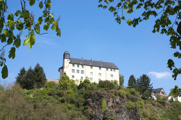 Fototapeta na wymiar Burg Schadeck in Runkel, Hessen