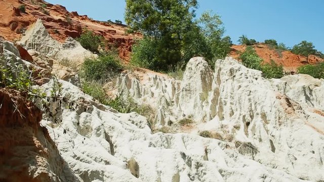 Fairy Stream (Suoi Tien), the travel place in Muine, Vietnam
