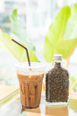 iced mocha coffee
