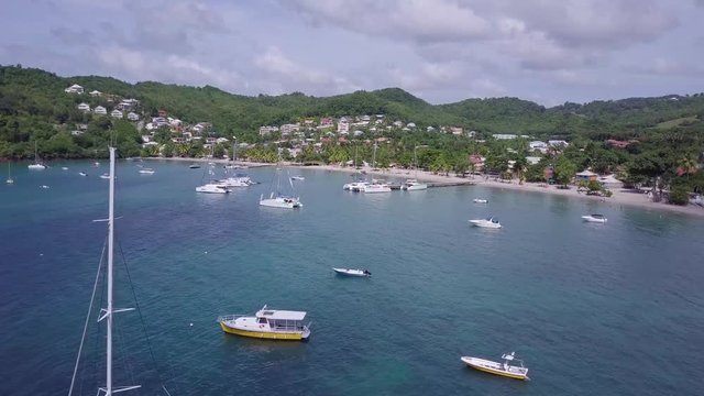 Les 3 ilets in Martinique, Caribbean islands