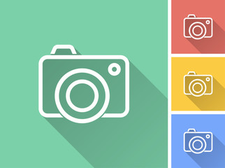 Photo - vector icon.