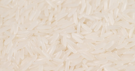 Pile of raw rice
