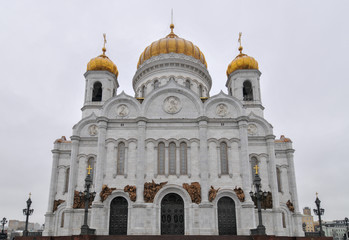 Fototapeta na wymiar Church of Christ the Savior - Moscow, Russia