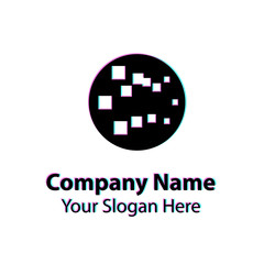 Abstract logo design, circle vector logo design