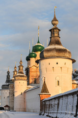 Fototapeta na wymiar Orthodox Church of Rostov Kremlin
