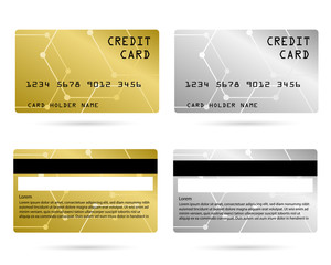 member card, business VIP card, design for privilege member,modern credit card, vector