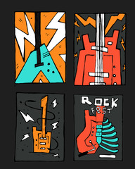 Rock music festival poster