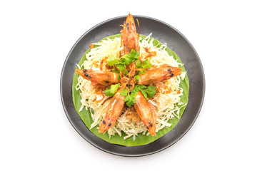 fried shrimp with garlic