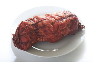 Grilled pork with Chinese food