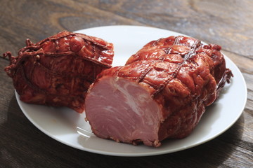 Grilled pork with Chinese food