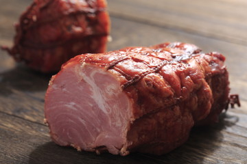 Grilled pork with Chinese food