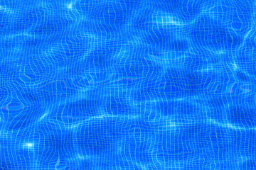 Wasserreflektionen im Swimming Pool