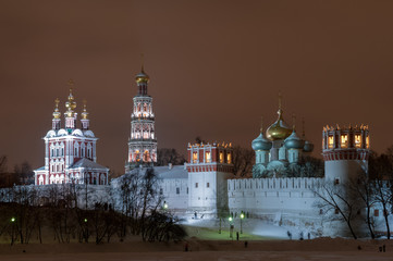Naklejka premium Novodevichy Convent - Moscow, Russia