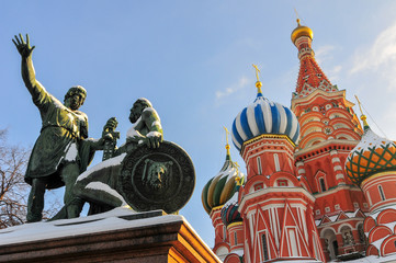 Fototapeta na wymiar Saint Basil Cathedral - Moscow, Russia