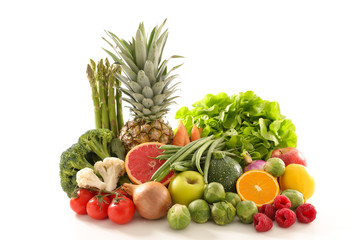 Fototapeta na wymiar fruit and vegetable.