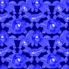 Watercolor floral pattern, delicate flowers. Seamless summer print for fabric, textile, wrapping, wallpaper, background. Vintage botanical set. Wedding, holiday, birthday. Bright botanical colllection