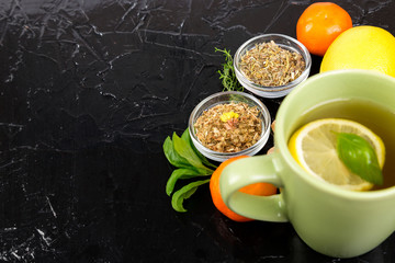 Natural medicine. Treatment for colds..