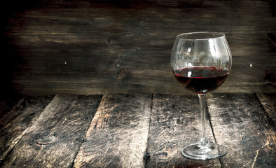 glass of red wine.