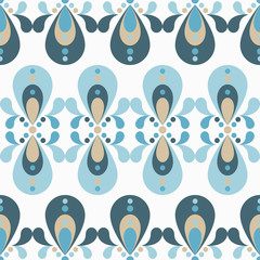 Ethnic boho seamless pattern. Scribble texture. Folk motif. Textile rapport.