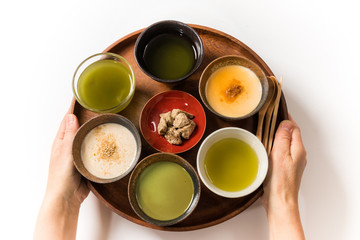 代表的な和スイーツ　traditional Japanese Sweet taste desert