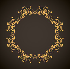 Vignette. Vector drawing