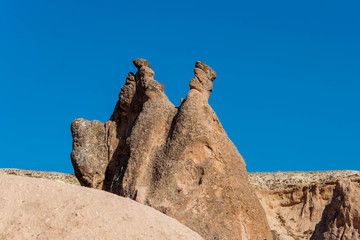Landscape of natural rock formation Imagination or Devrent Valley, Cappadocia, Goreme, Turkey.